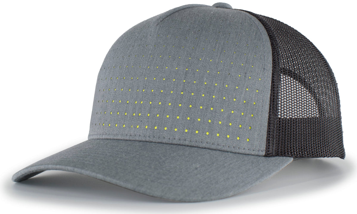 Perforated 5-Panel Trucker Snapback Cap