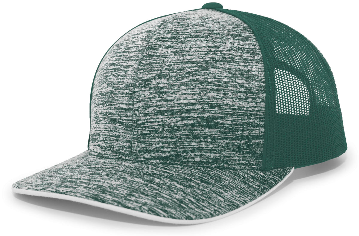 Aggressive Heather Trucker Snapback Cap
