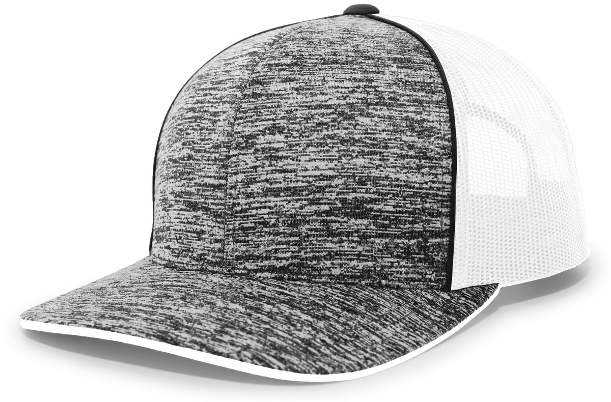 Aggressive Heather Trucker Snapback Cap