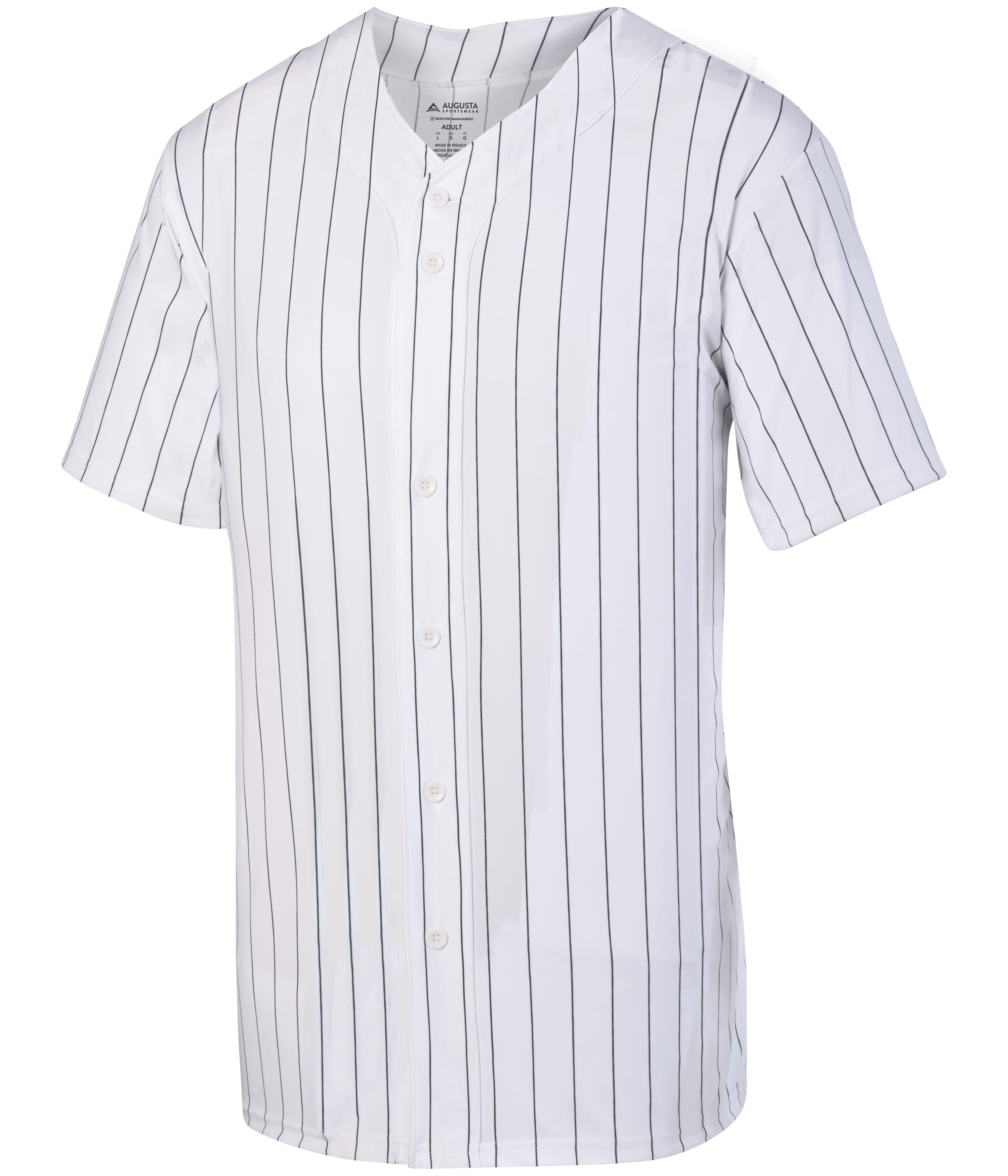 Youth Pinstripe Full-Button Jersey