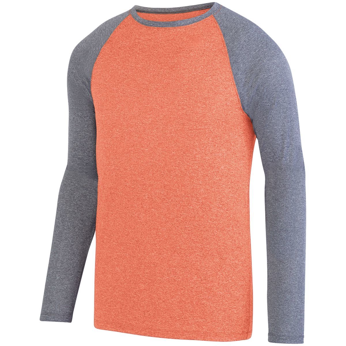 Kinergy Two Color Long Sleeve Raglan Tee