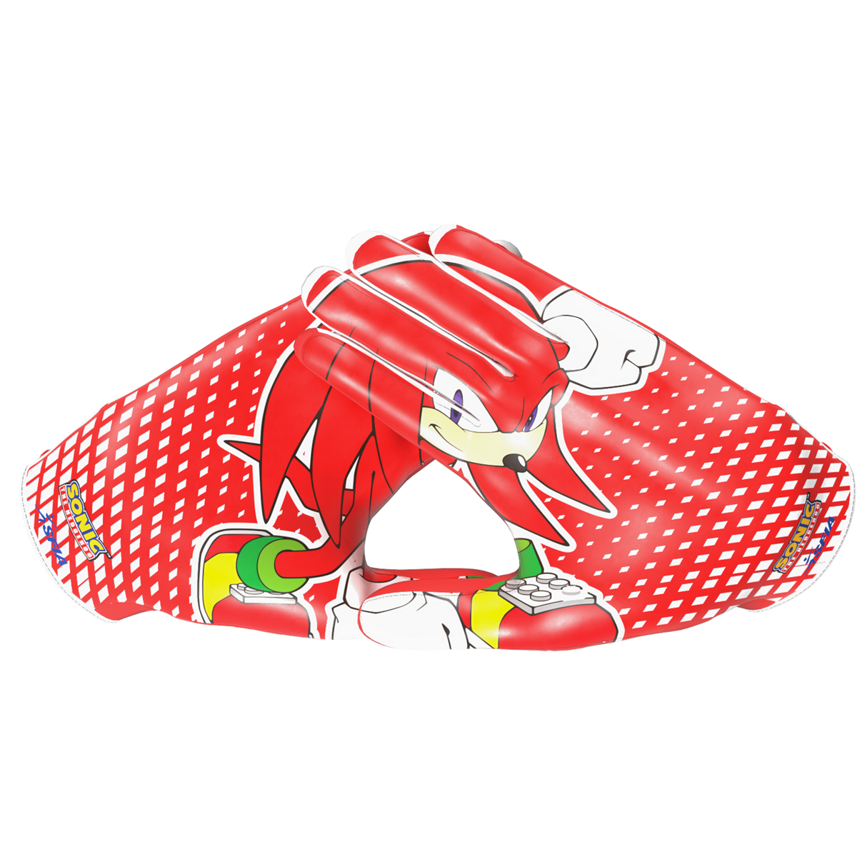 Knuckles the Echidna Football Gloves - VPS5 by Phenom Elite - Pro Game Sports