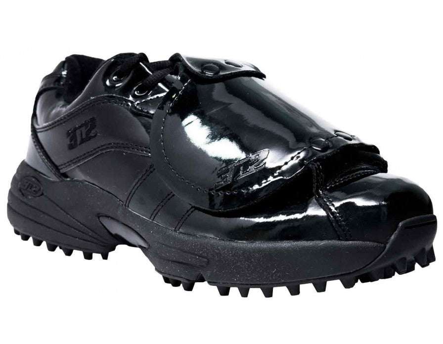 3n2 Reaction Pro Plate Umpire Shoe Lo Cut Patent Leather - D Width