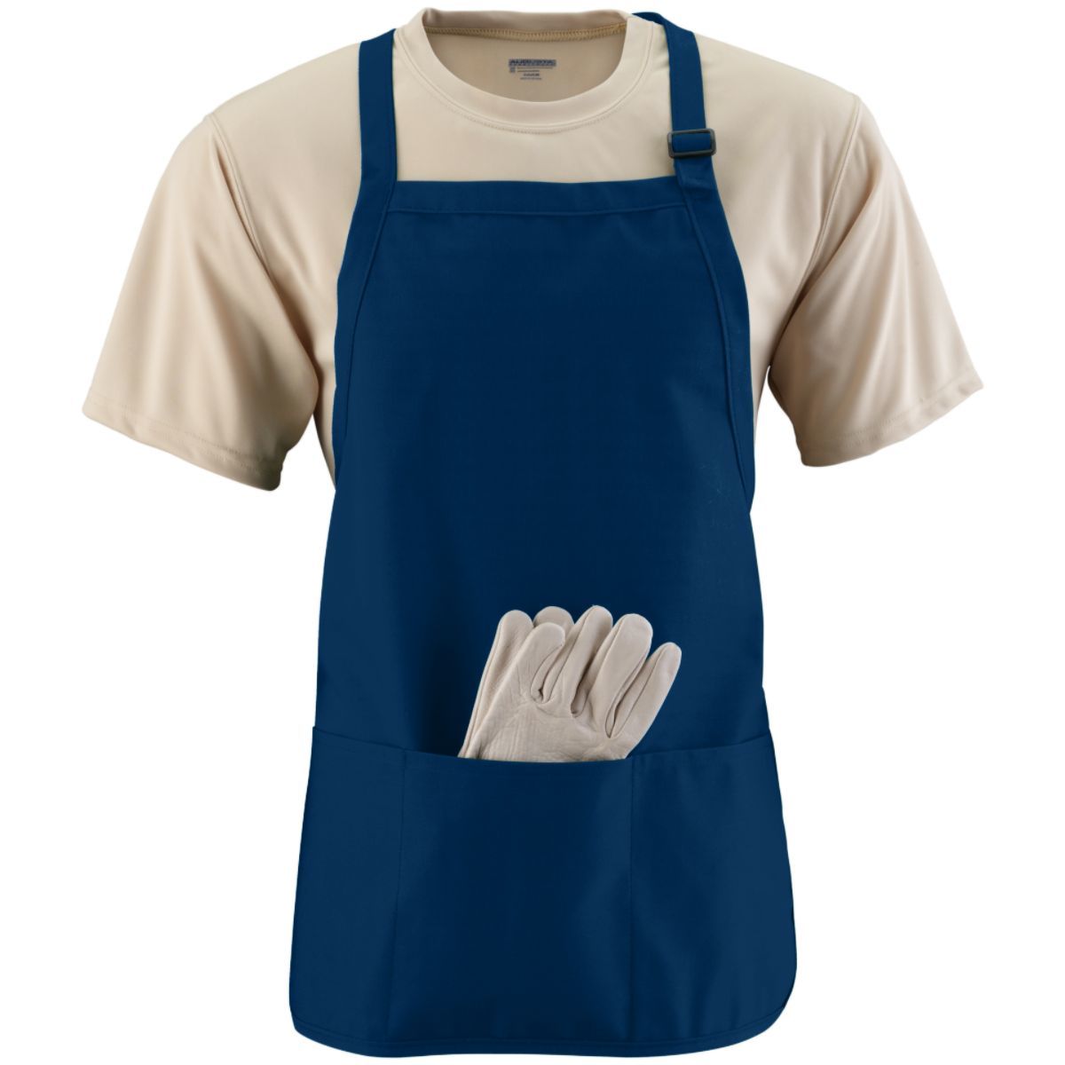 Medium Length Apron With Pouch
