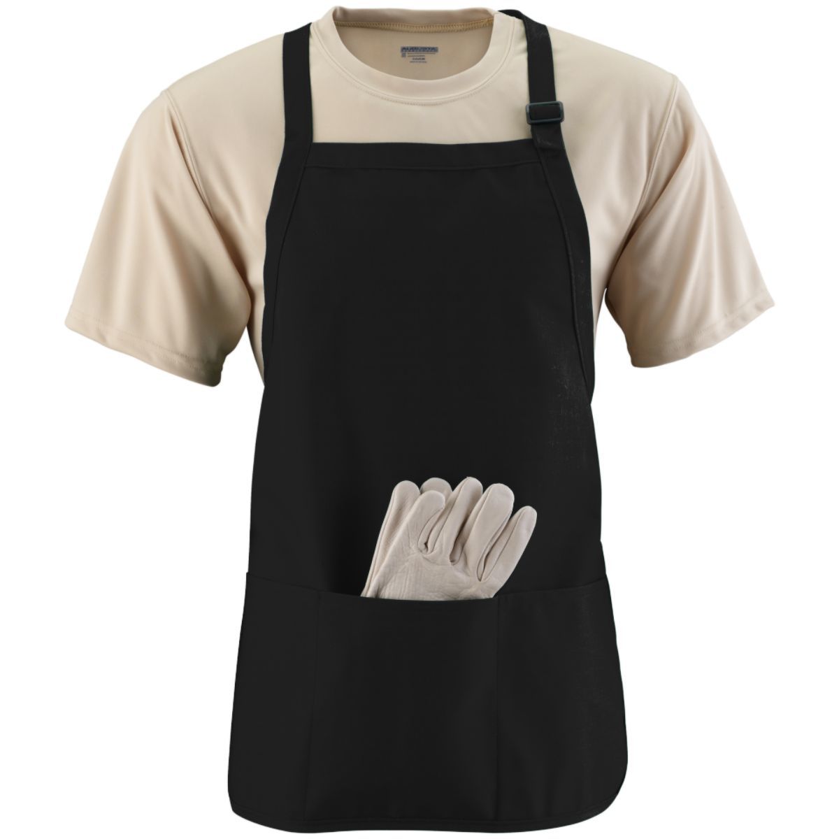 Medium Length Apron With Pouch