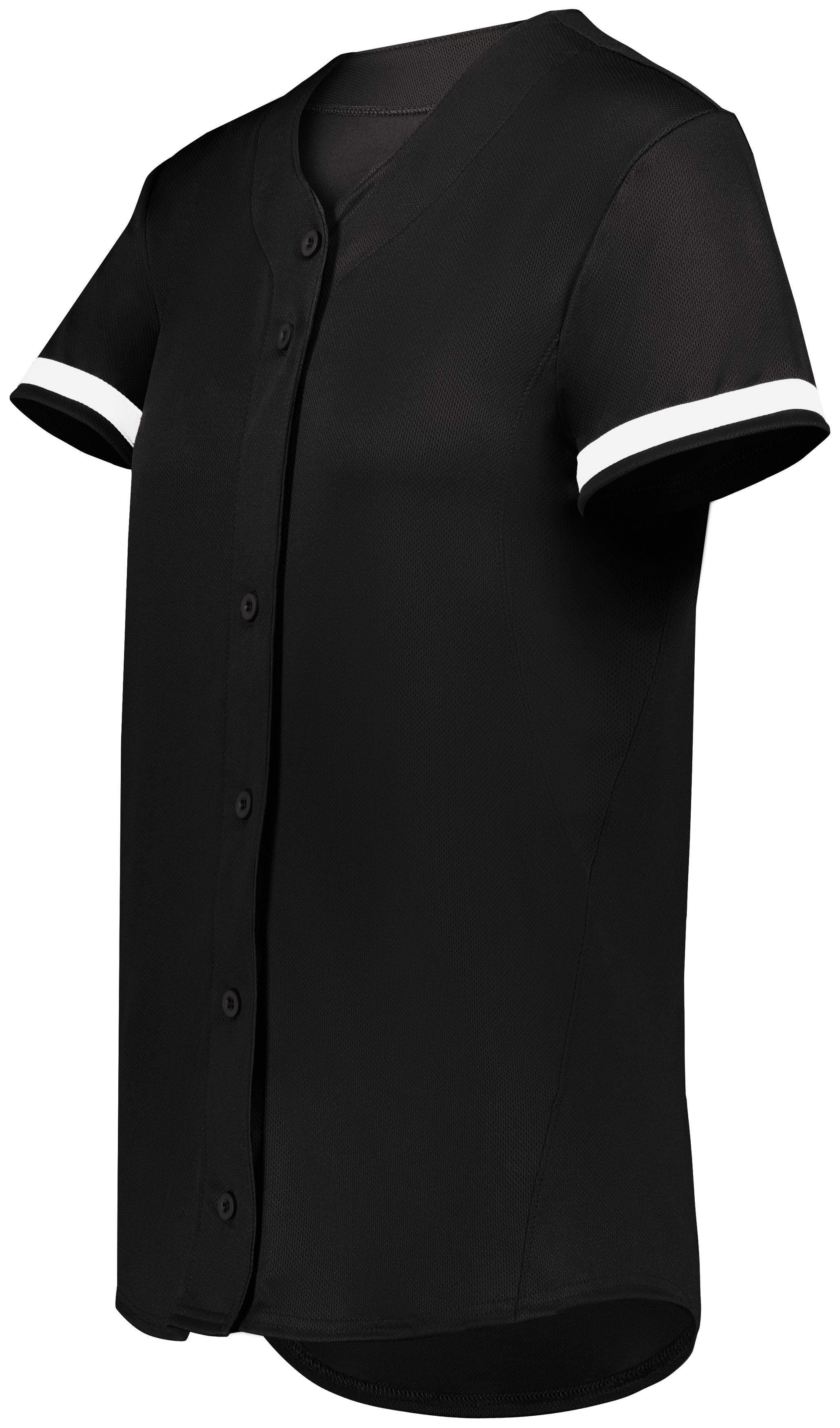 Girls Cutter+ Full Button Softball Jersey