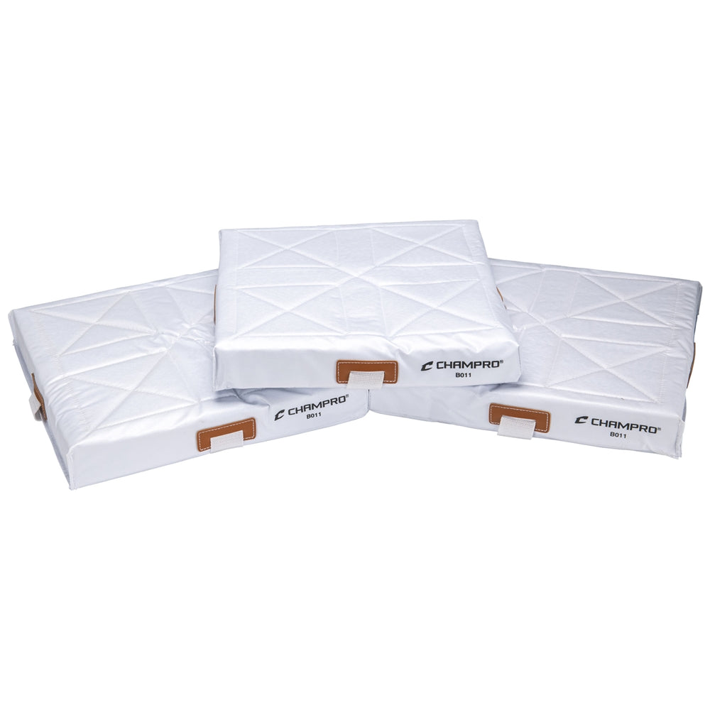2 PVC Bases with Double 1st Base - Baseball/Softball