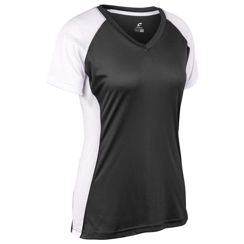Infinite V-Neck Short Sleeve Jersey - Girls