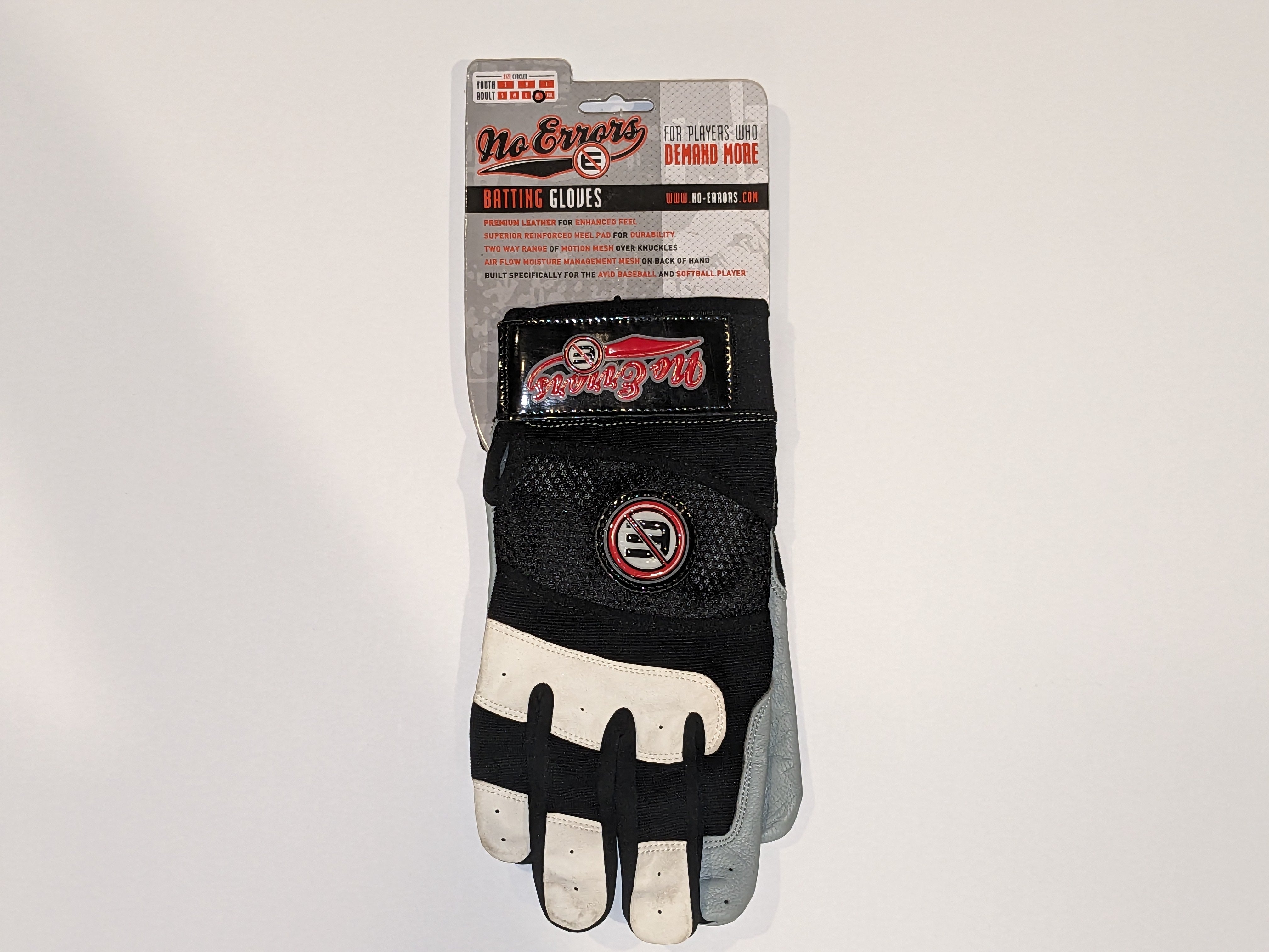 No Errors Batting Gloves - Pro Game Sports