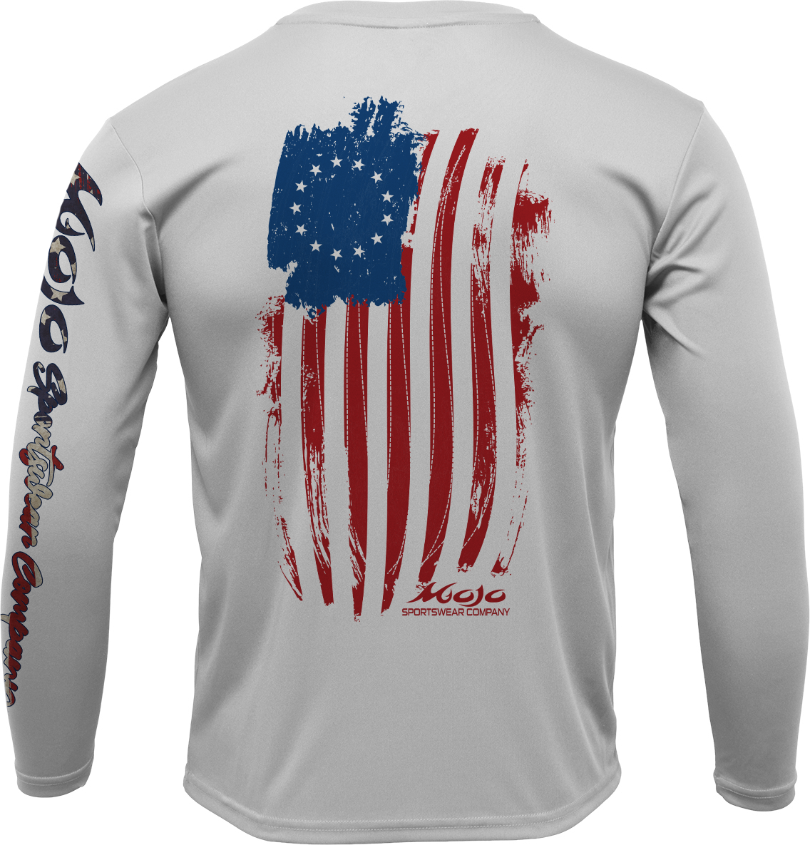 Men's SoWAL Sun Jersey Betsy Ross Flag Long Sleeve