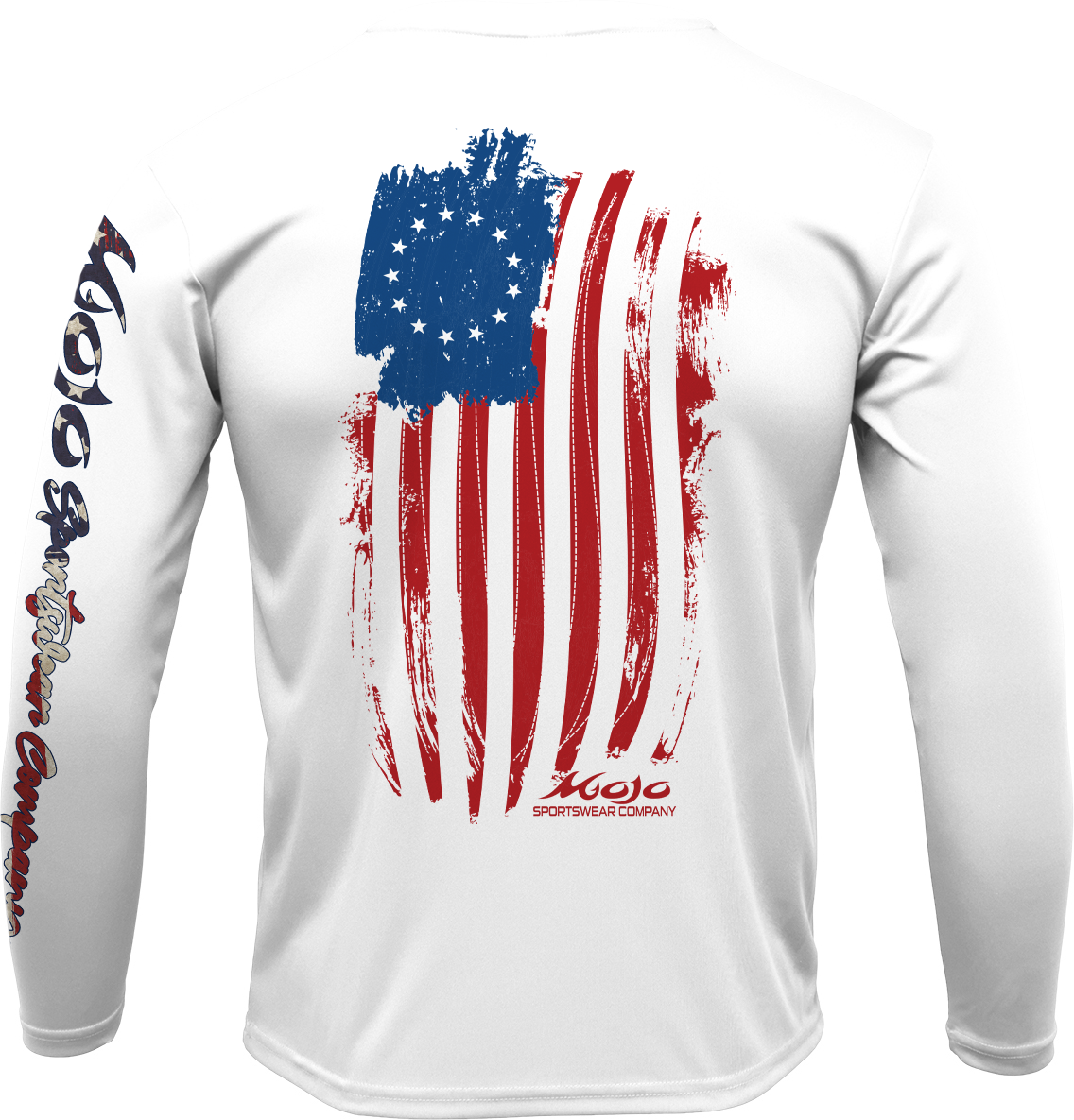 Men's SoWAL Sun Jersey Betsy Ross Flag Long Sleeve