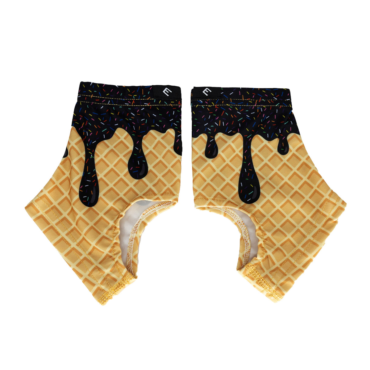 Black Ice Cream Cleat Covers (Spats)