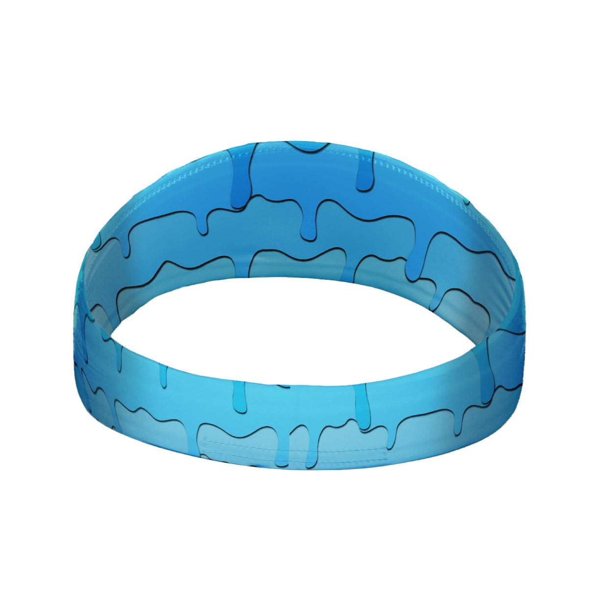Blue Drippy Headband