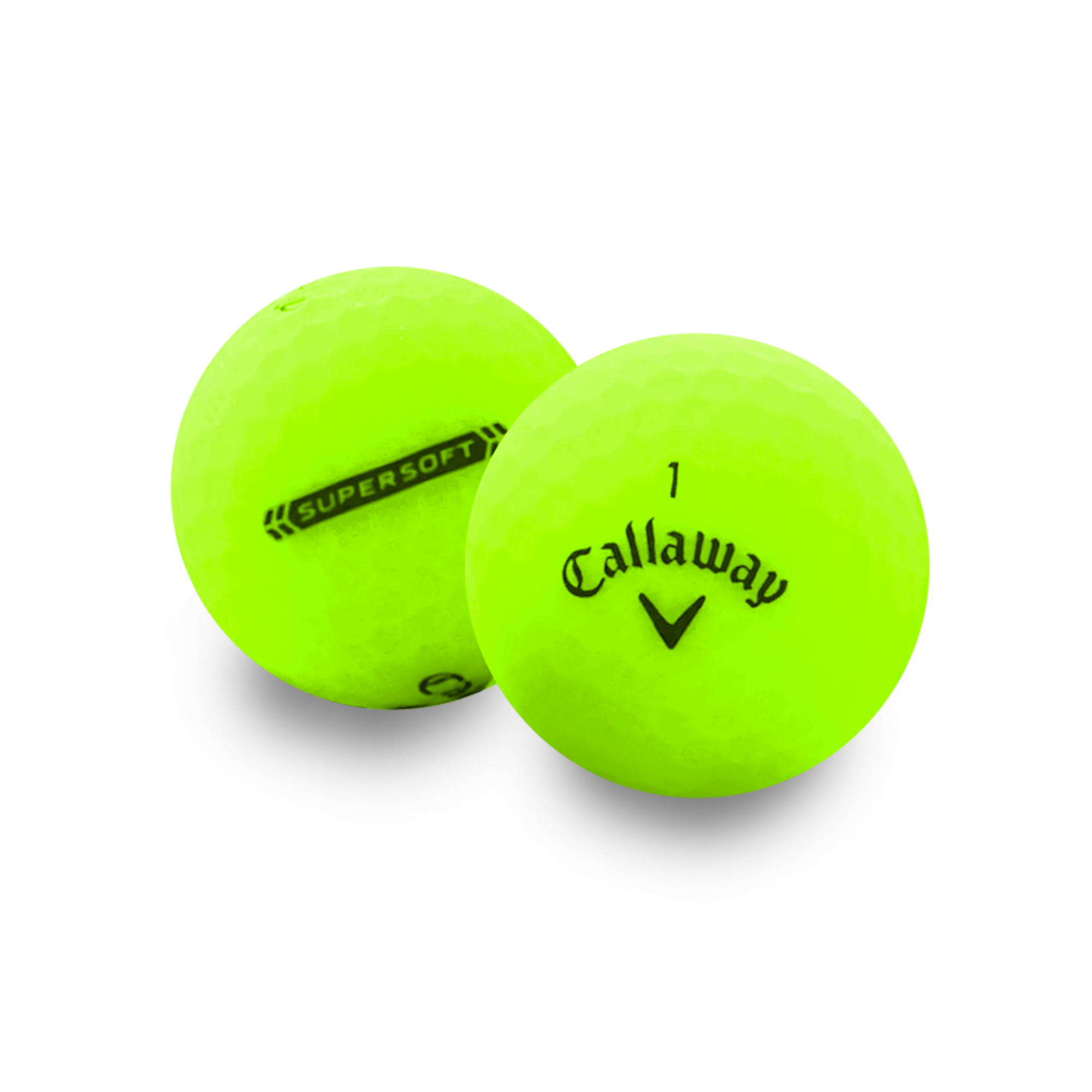 Used Callaway Super Soft Matte Golf Balls - 1 Dozen