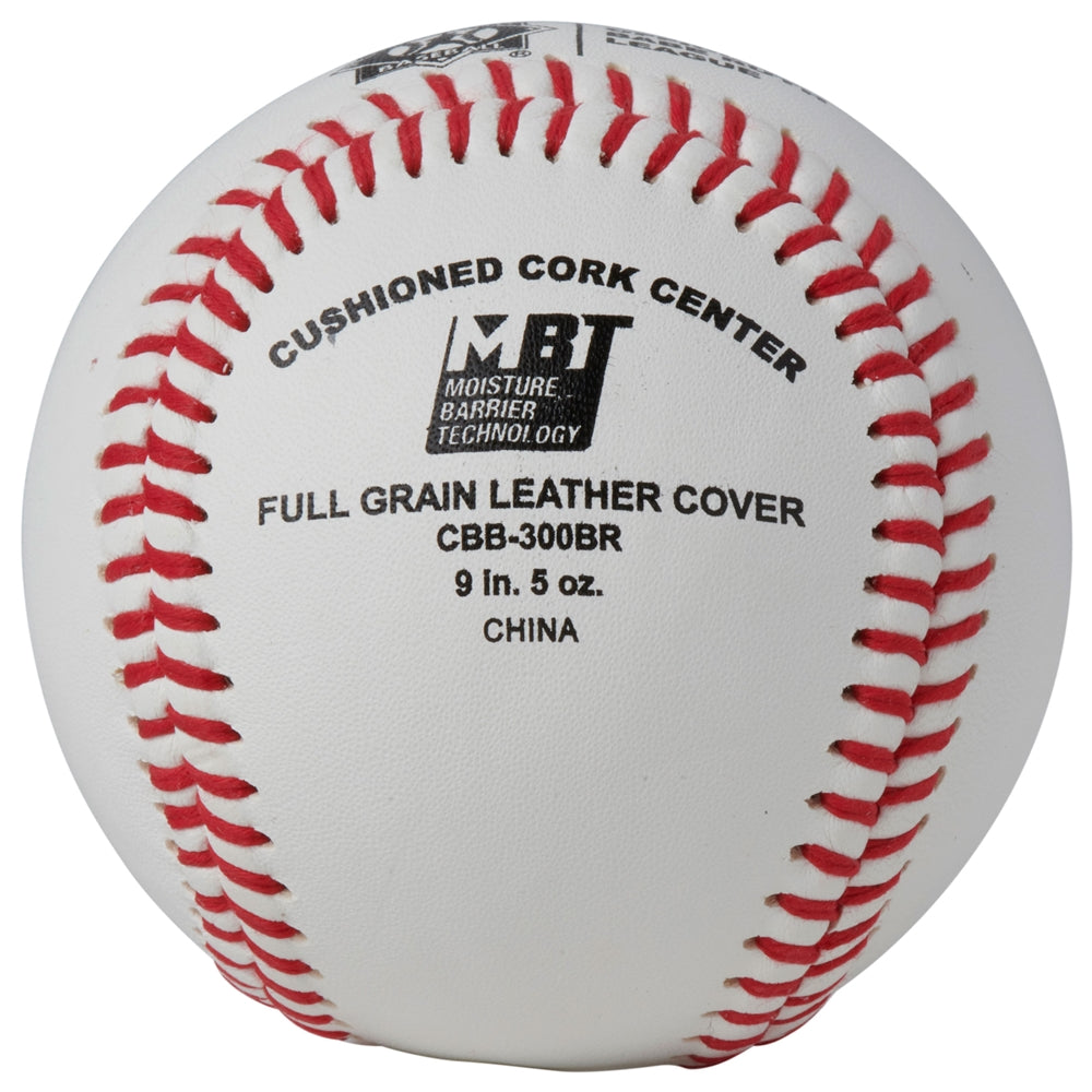 Babe Ruth Baseball - Double Cushion Cork Core - Full Grain Leather Cover