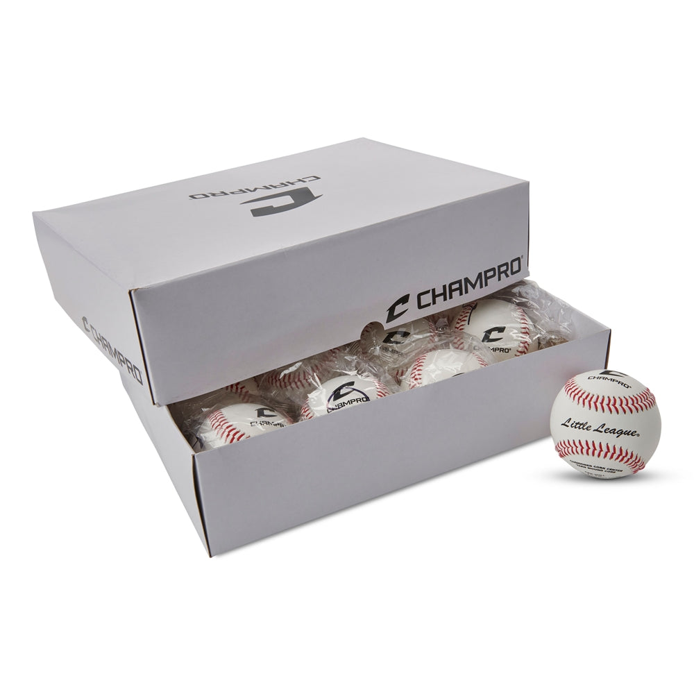 Little League Baseballs - Double Cushion Cork Core - Full Grain Leather Cover