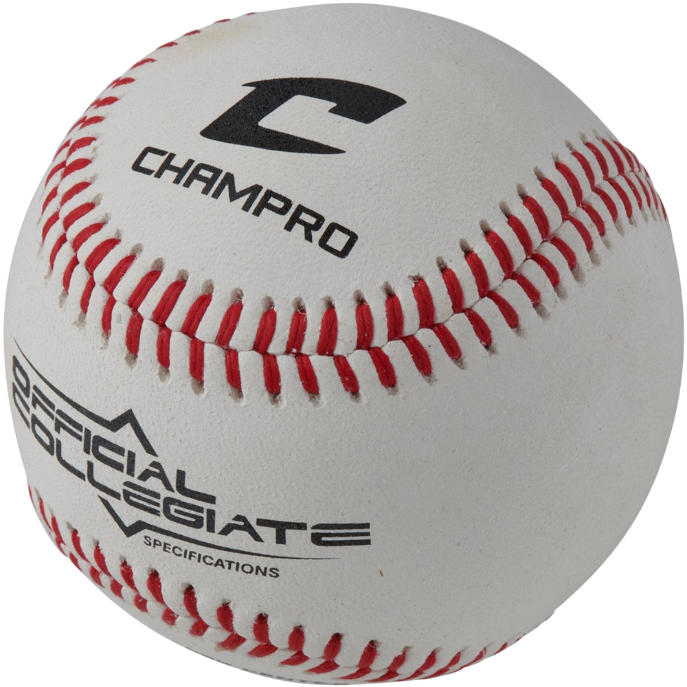 Collegiate Specification Baseballs - Full Grain Leather Cover - Flat Seam