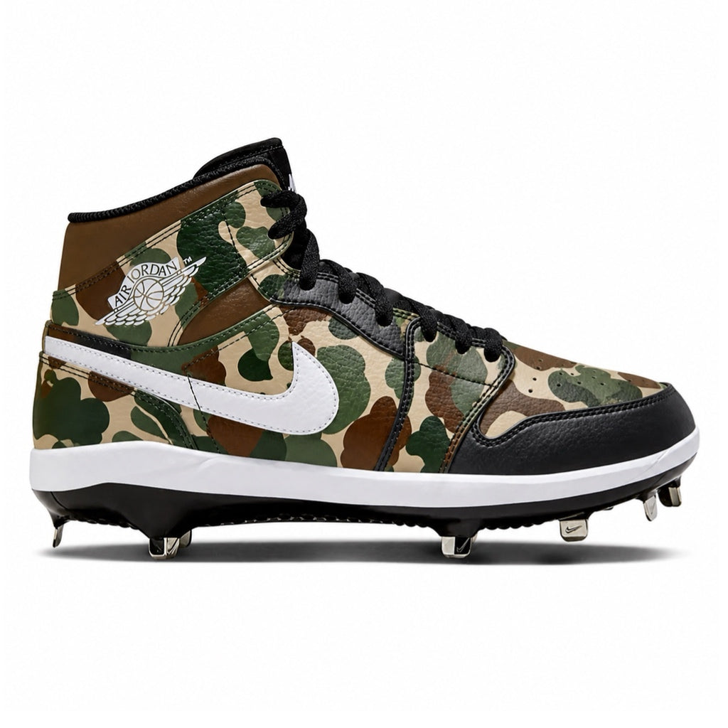 "Camouflage" Jordan 1 Retro Cleats