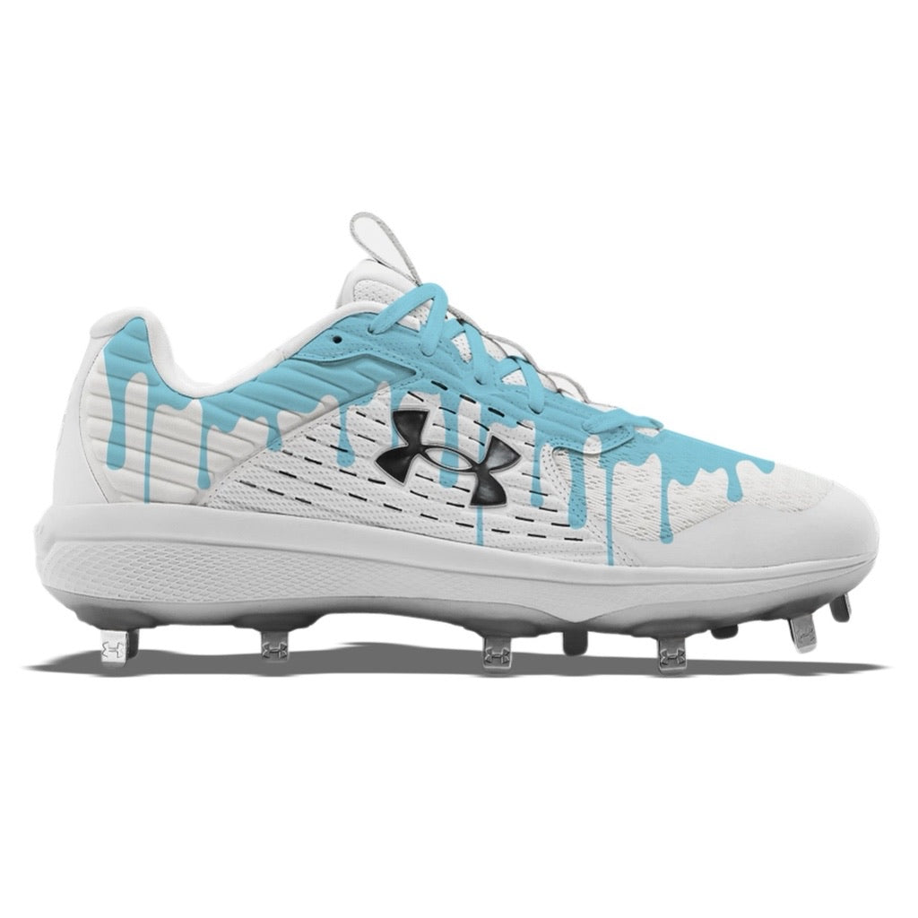 "Carolina Drip" Under Armour Yard Low MT Cleats
