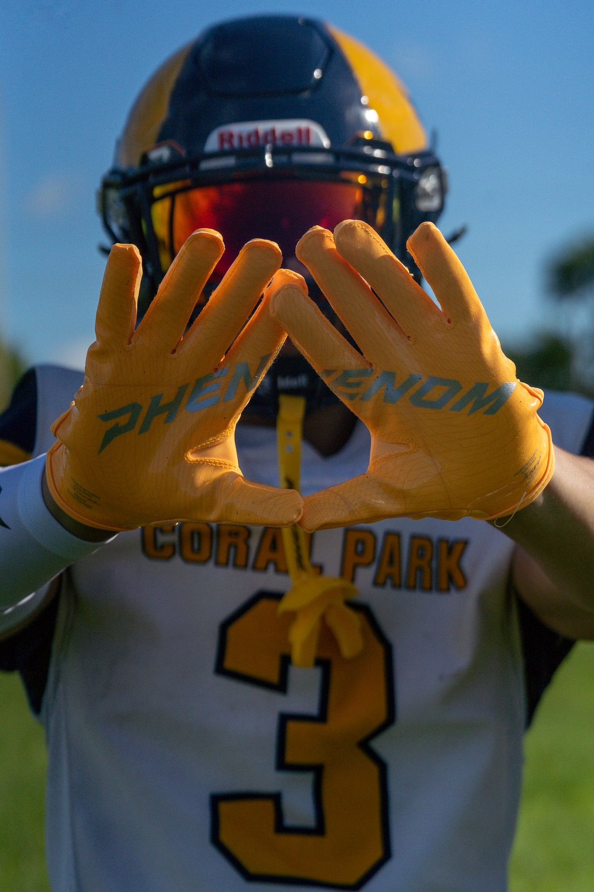 Phenom Elite VPS5 Youth Football Gloves - Team Colors - Pro Game Sports