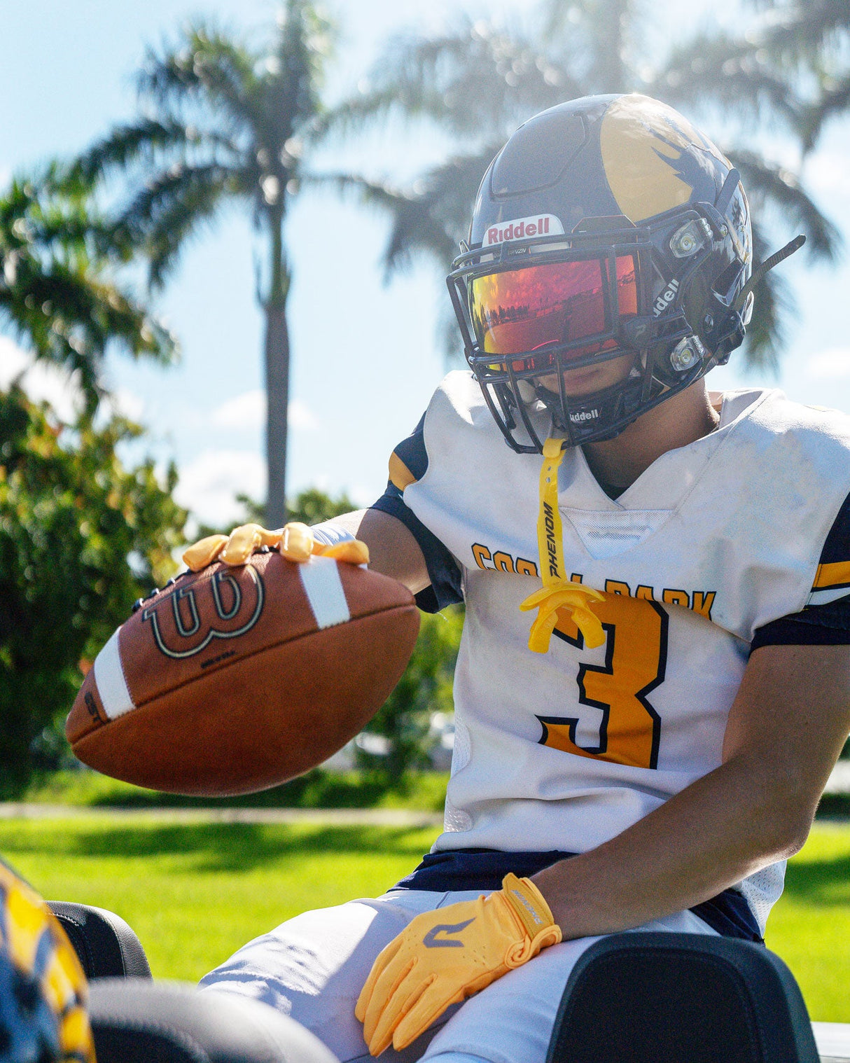 Phenom Elite VPS5 Youth Football Gloves - Team Colors - Pro Game Sports