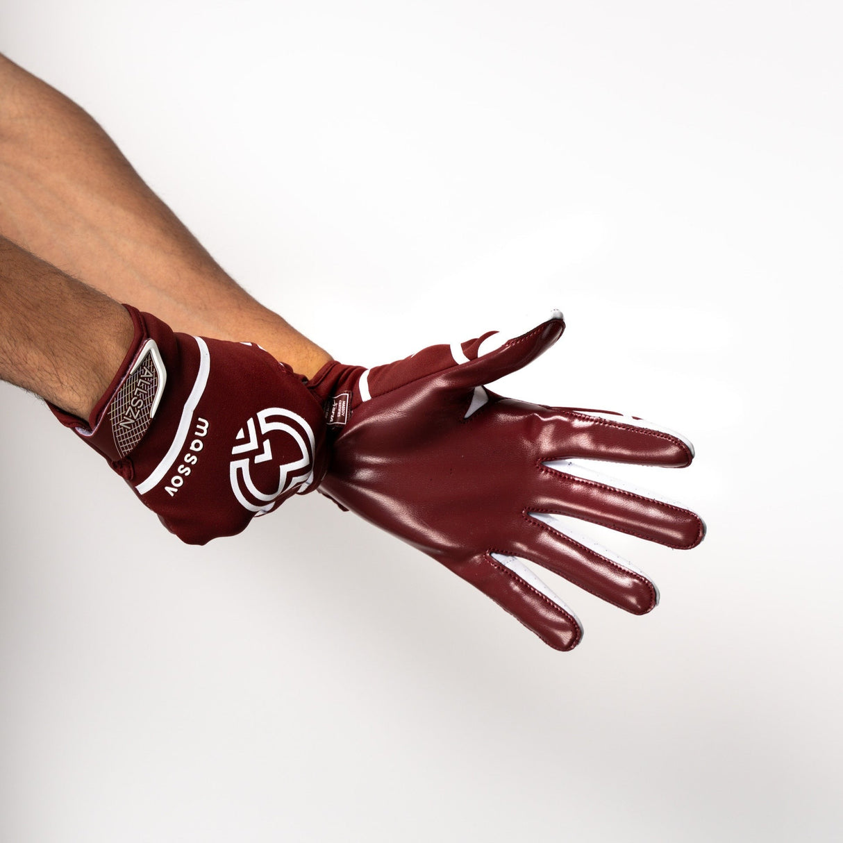 Burgundy ALLSZN Receiver Gloves