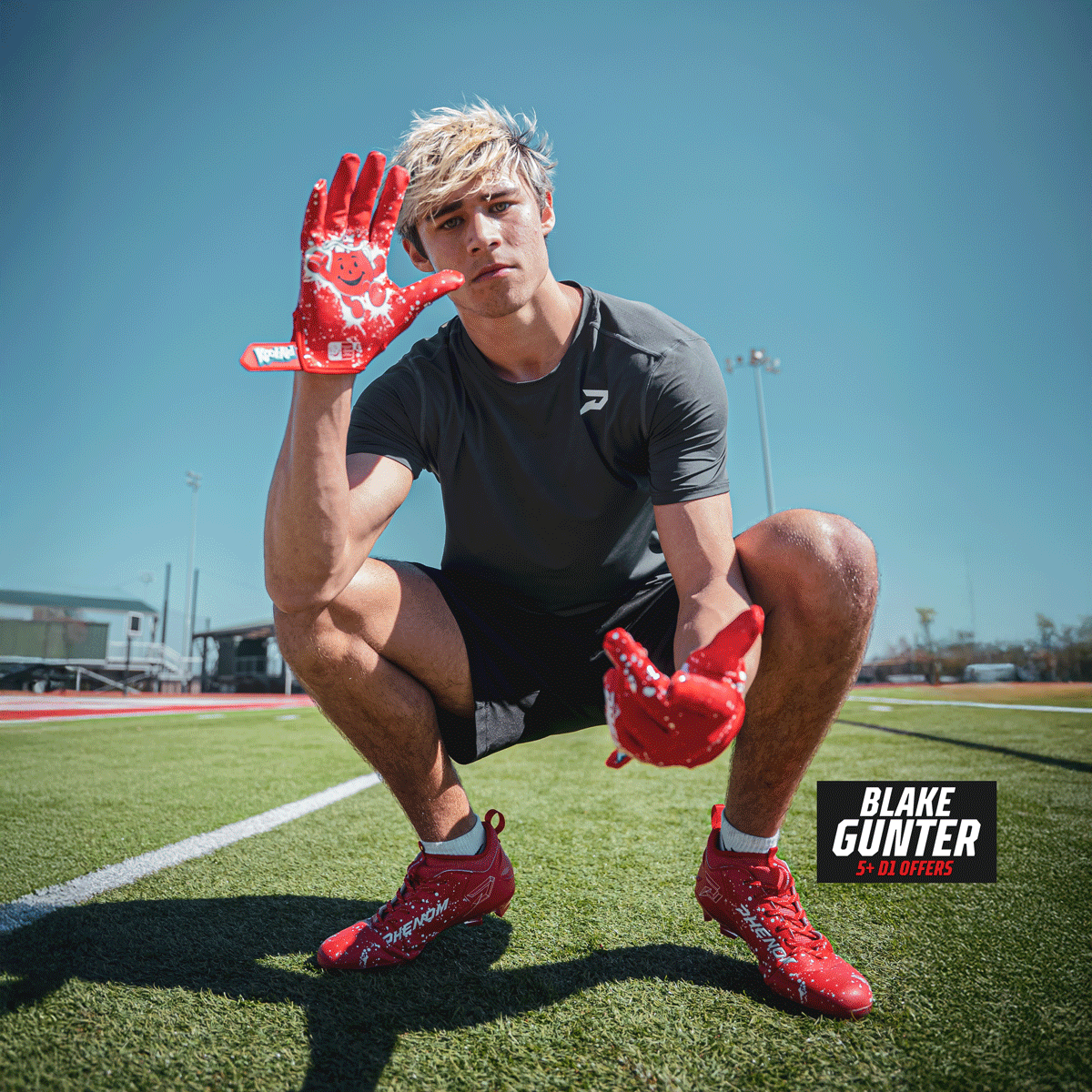 Kool-Aid 'Cherry' Football Cleats - Quantum Speed by Phenom Elite