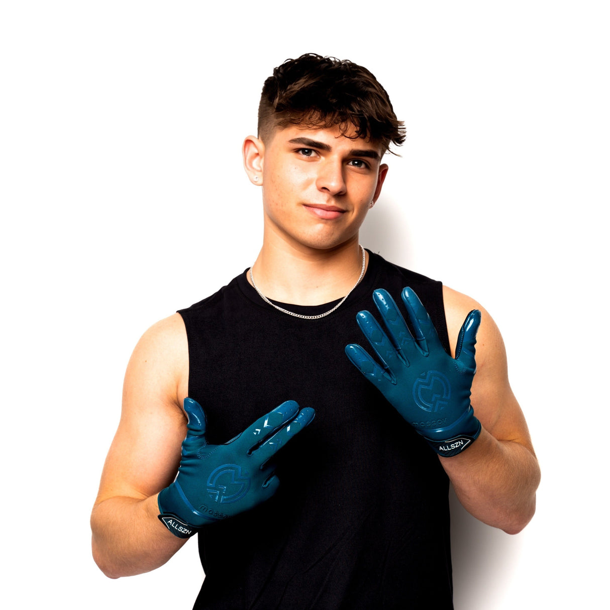 Echo Blue ALLSZN Receiver Gloves