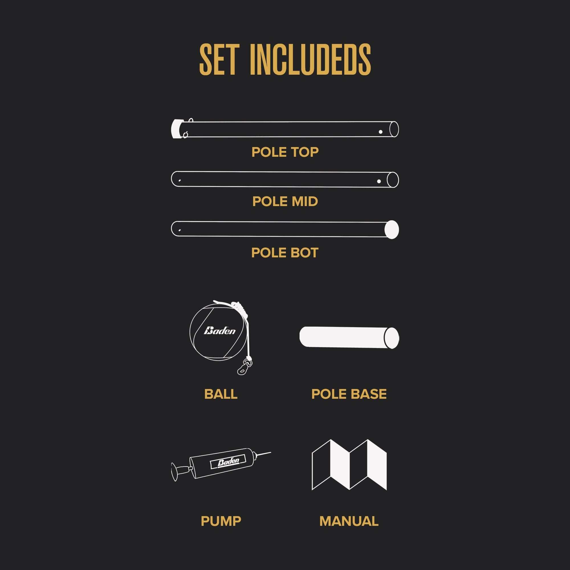 Champions Tetherball Set