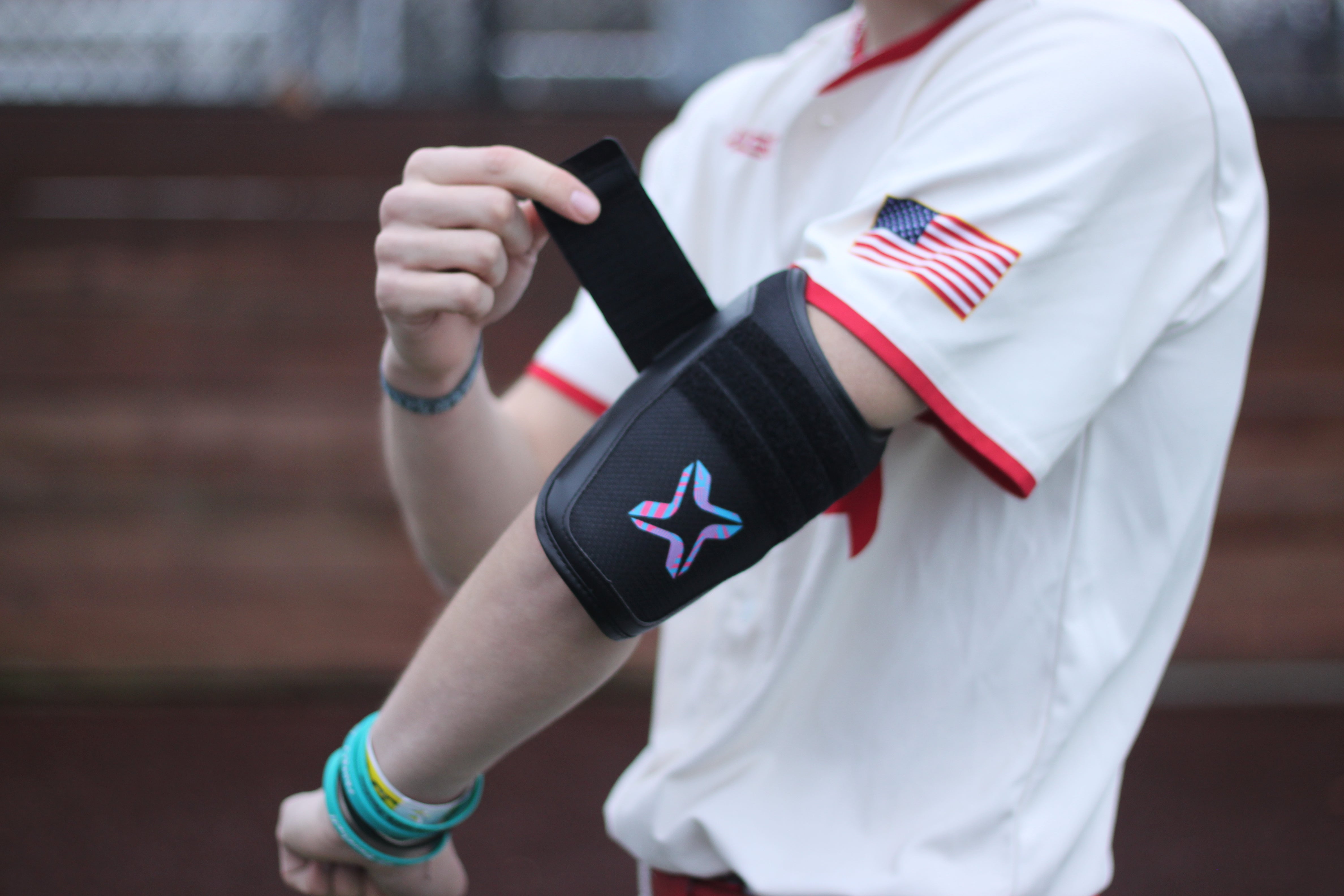 Axe Armor Elbow Guards - Cotton Candy