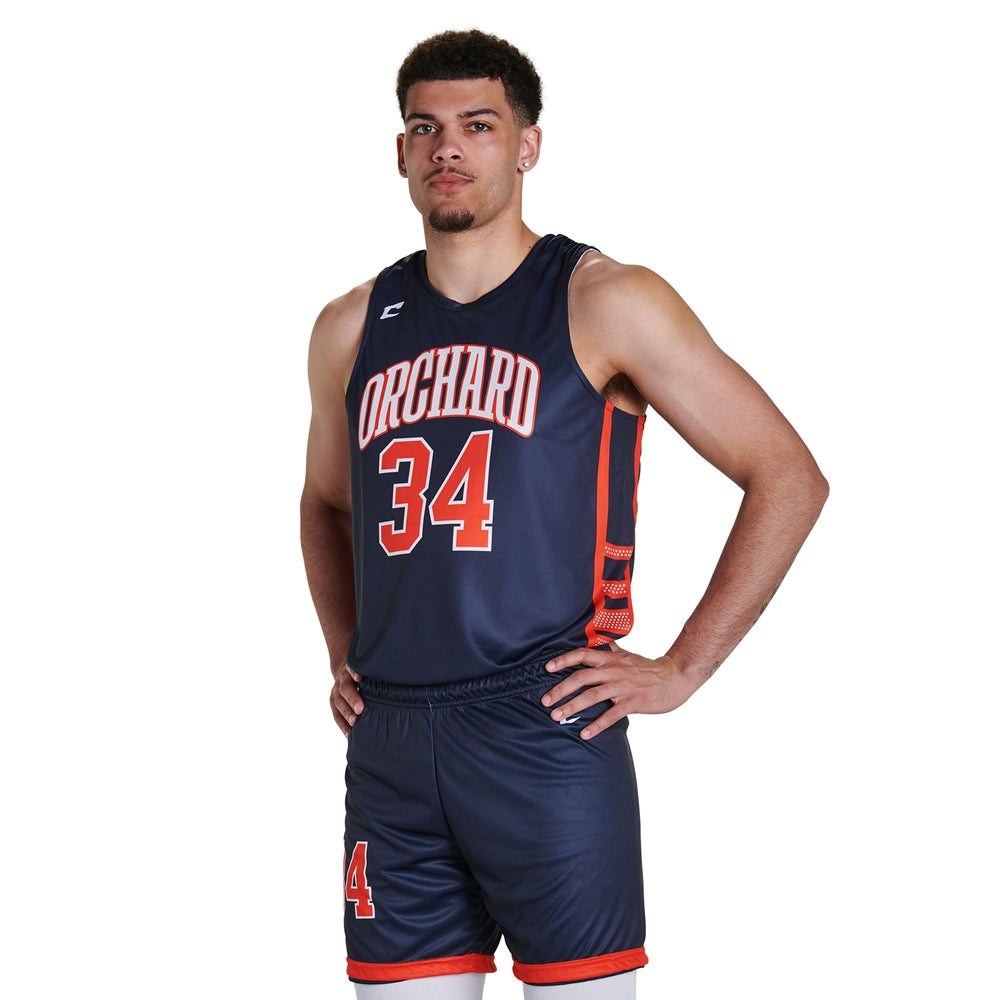 JUICE CUSTOM FITTED DOUBLE-PLY REVERSIBLE BASKETBALL JERSEY - MENS