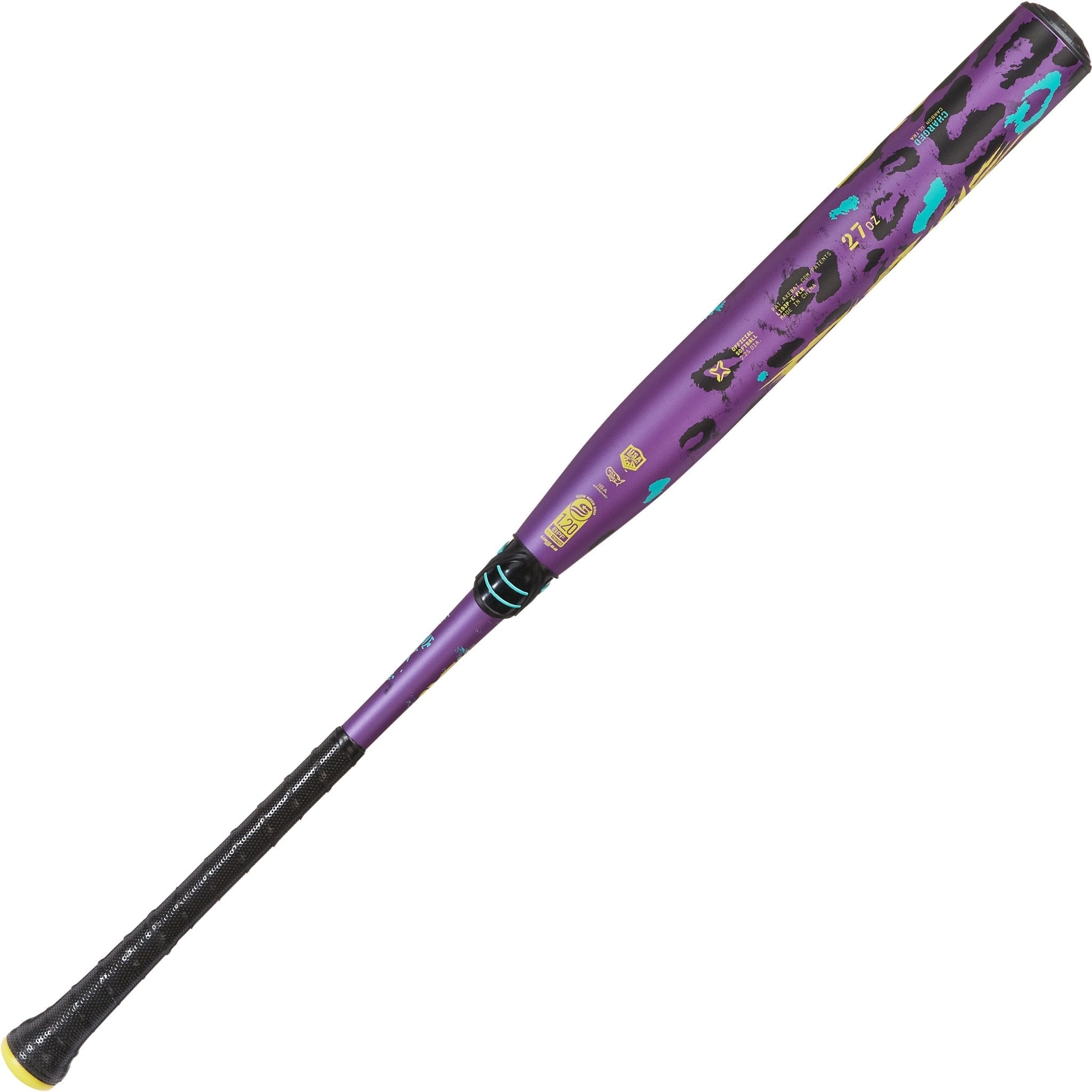 Axe Dabacle Dual Stamp Slowpitch Softball Bat | ½ oz Endloaded | Flared Handle |