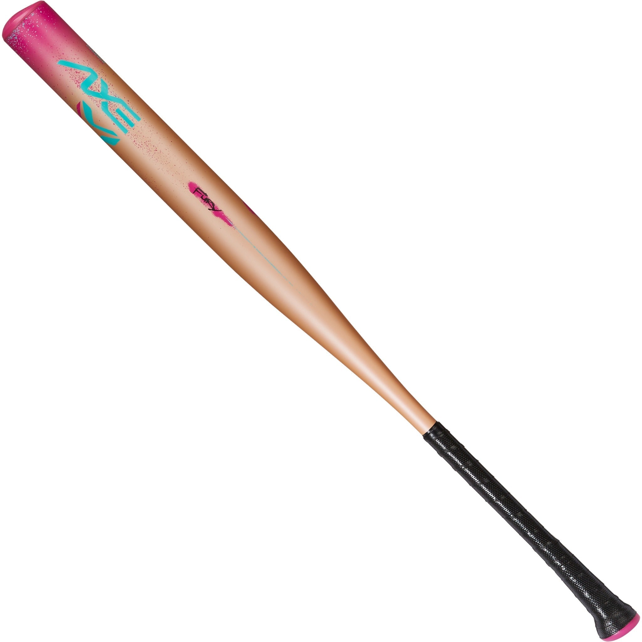 Axe Fury 1-Piece USSSA Slowpitch Softball Bat | ½ oz Endloaded | Flared Handle
