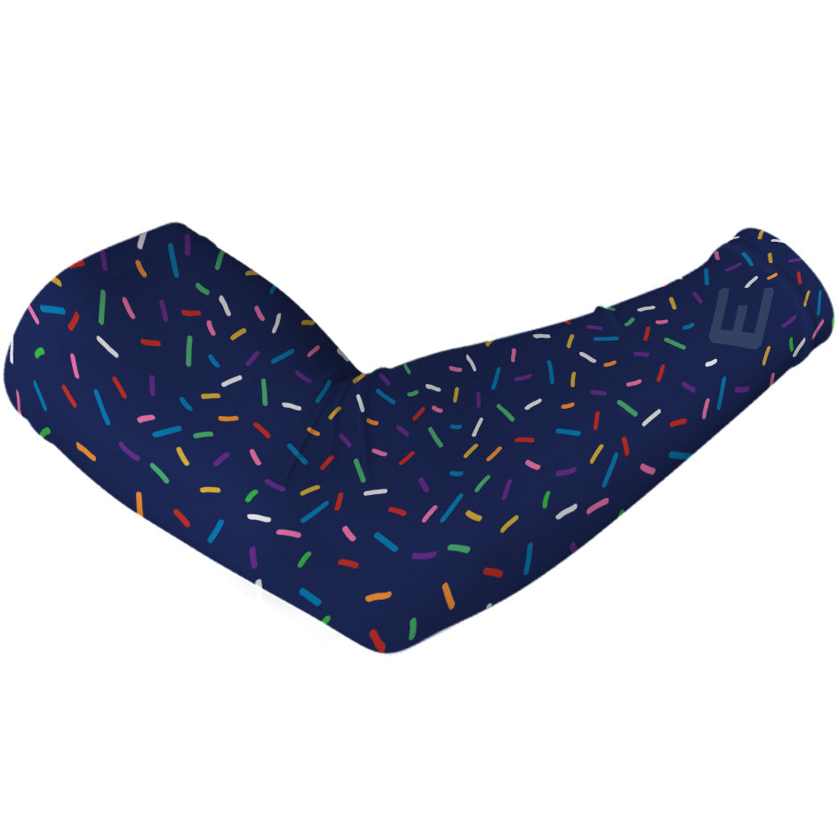 Navy Sprinkles Arm Sleeve - Pro Game Sports
