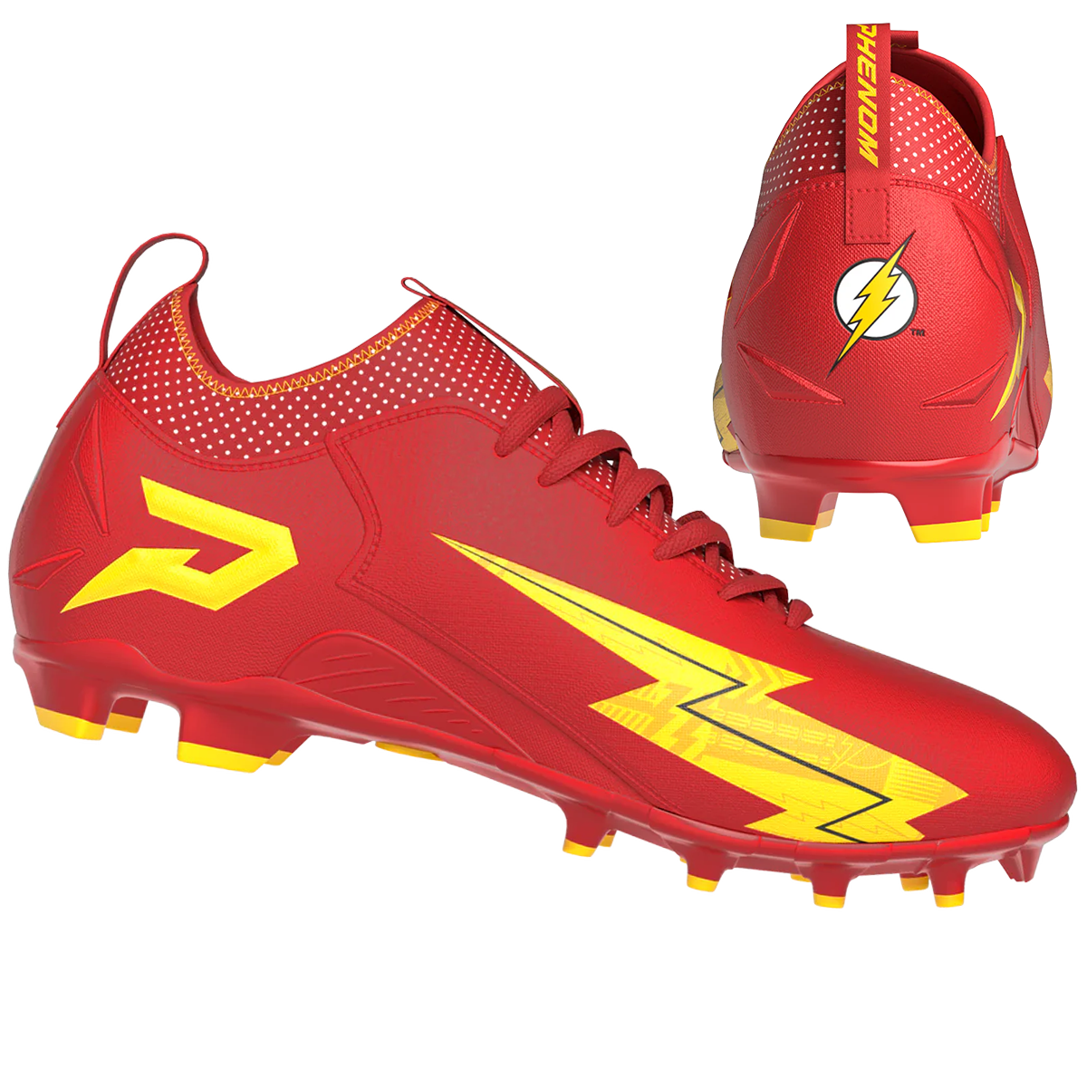 The Flash Football Cleats - Quantum Speed by Phenom Elite