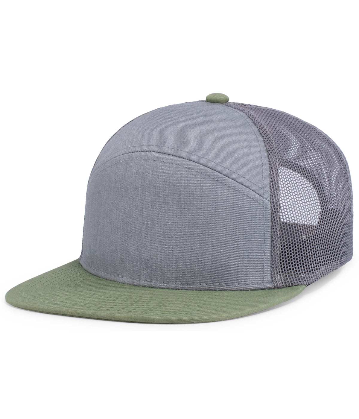 6-Panel Arch Trucker Snapback Cap