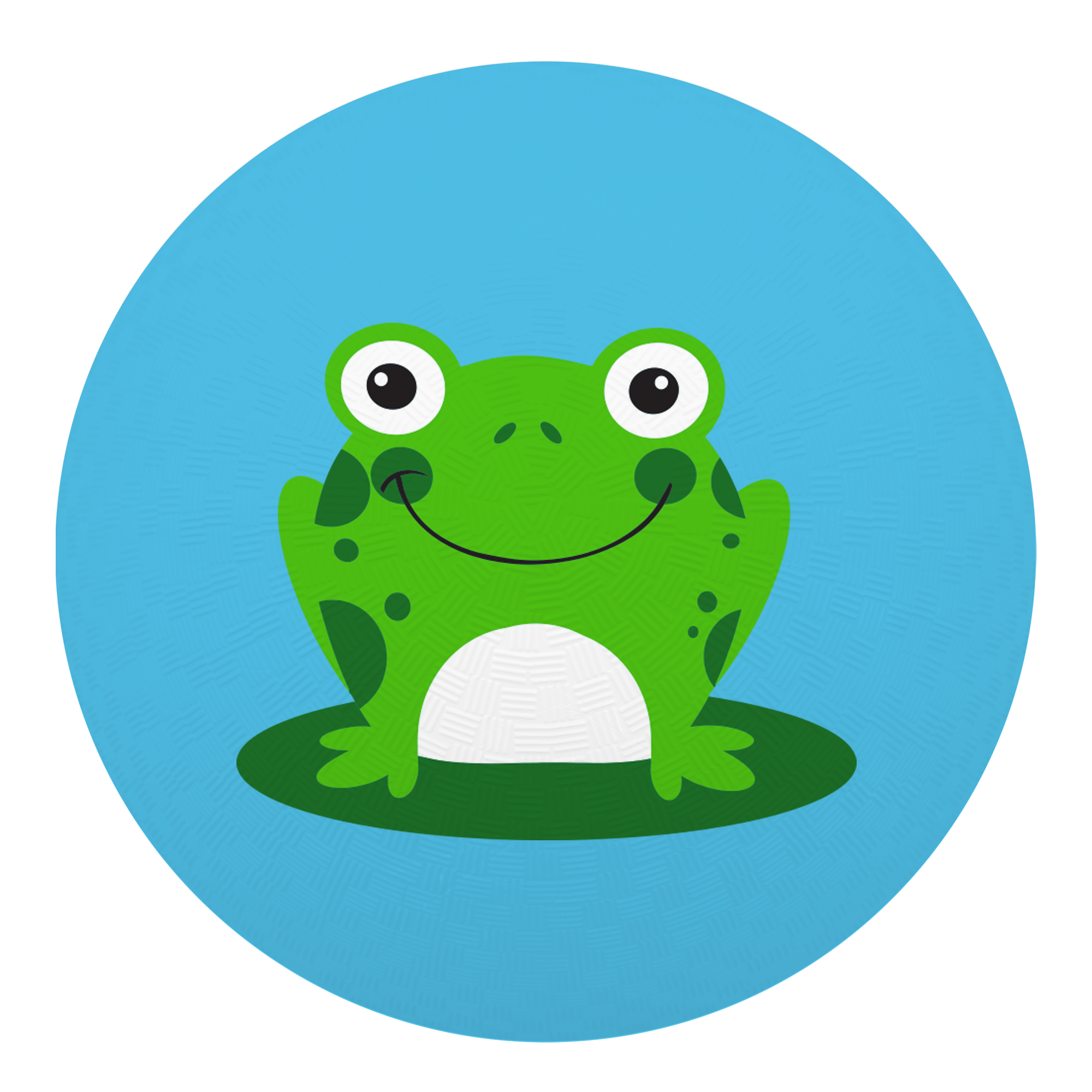 Blue Frog Playground Ball