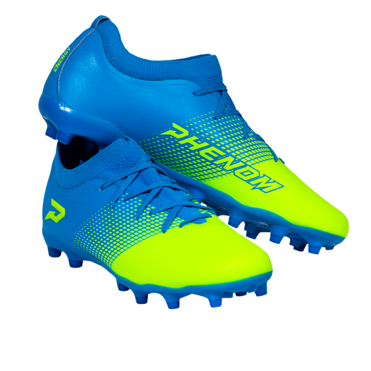 Quantum Energy: All Purpose Cleats - Columbia Blue & Slime