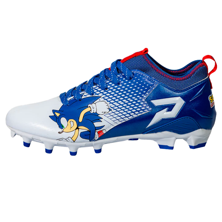 Sonic the Hedgehog Football Cleats by Phenom Elite - Pro Game Sports