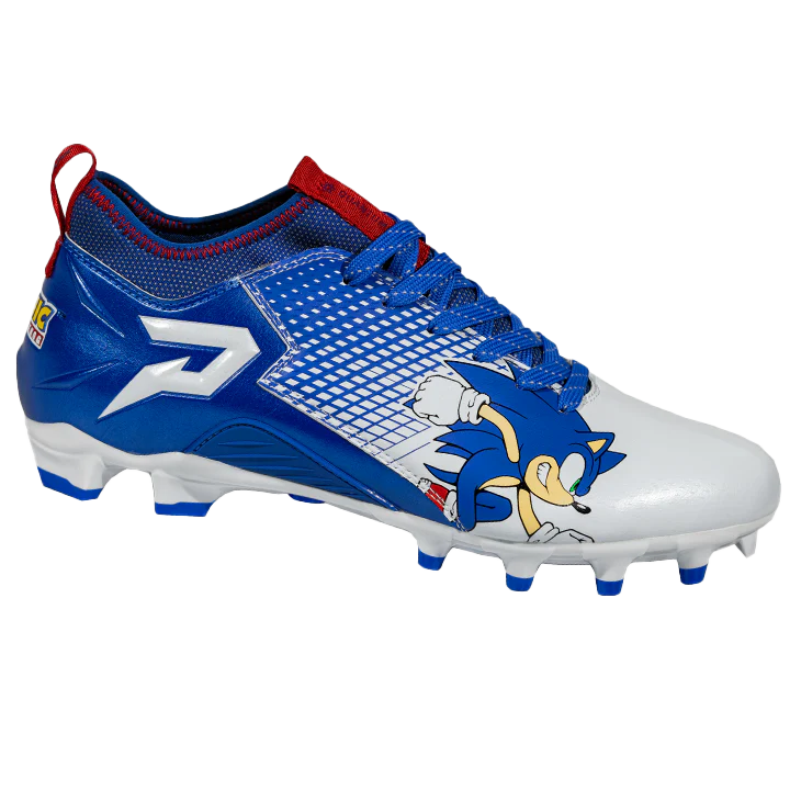 Sonic the Hedgehog Football Cleats by Phenom Elite - Pro Game Sports
