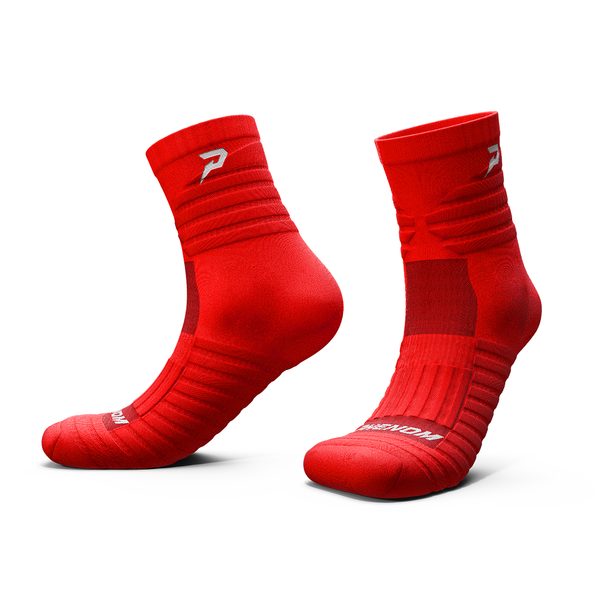 Phenom Elite 'Quantum Knit' Padded Quarter Socks - Team Colors