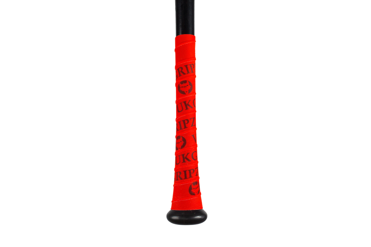 Red Bat Grip Tape with Black - Pro Game Sports