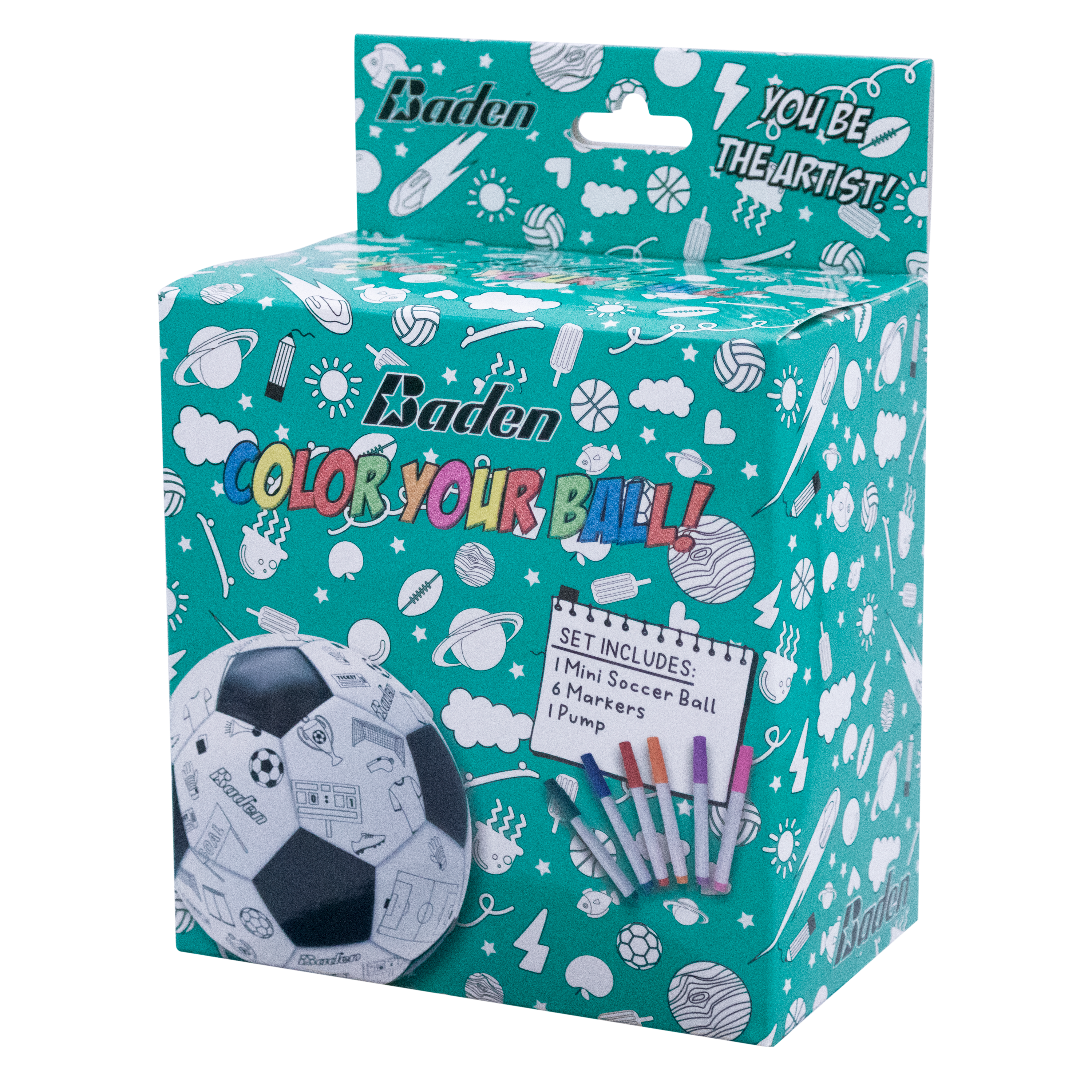 Color Your Own MINI SOCCER Ball