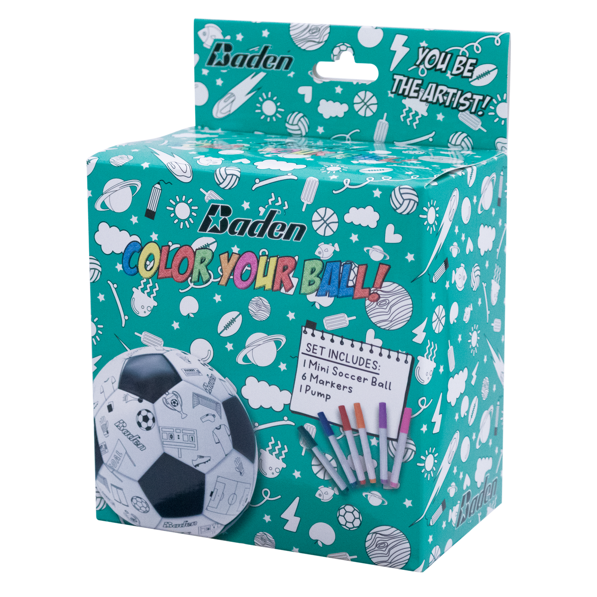 Color Your Own MINI SOCCER Ball - Pro Game Sports