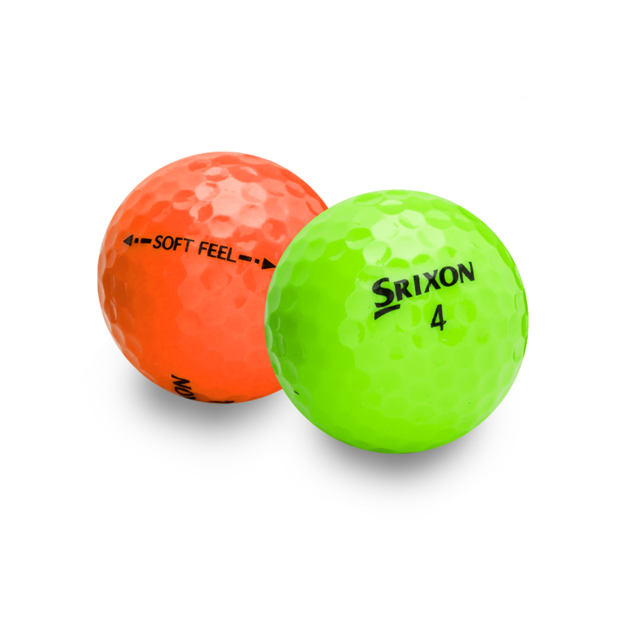 Used Srixon Soft Feel Color Mix Golf Balls - 1 Dozen