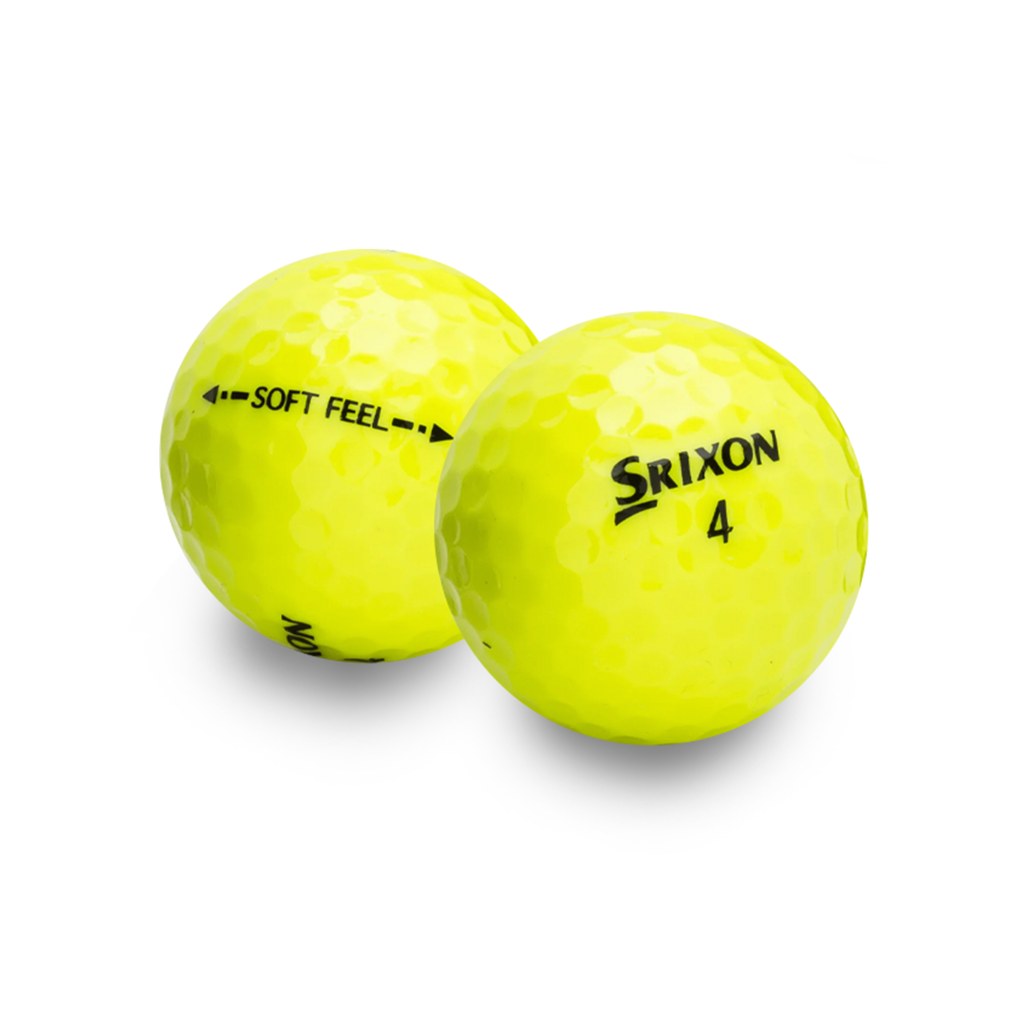 Used Srixon Soft Feel Yellow Golf Balls - 1 Dozen