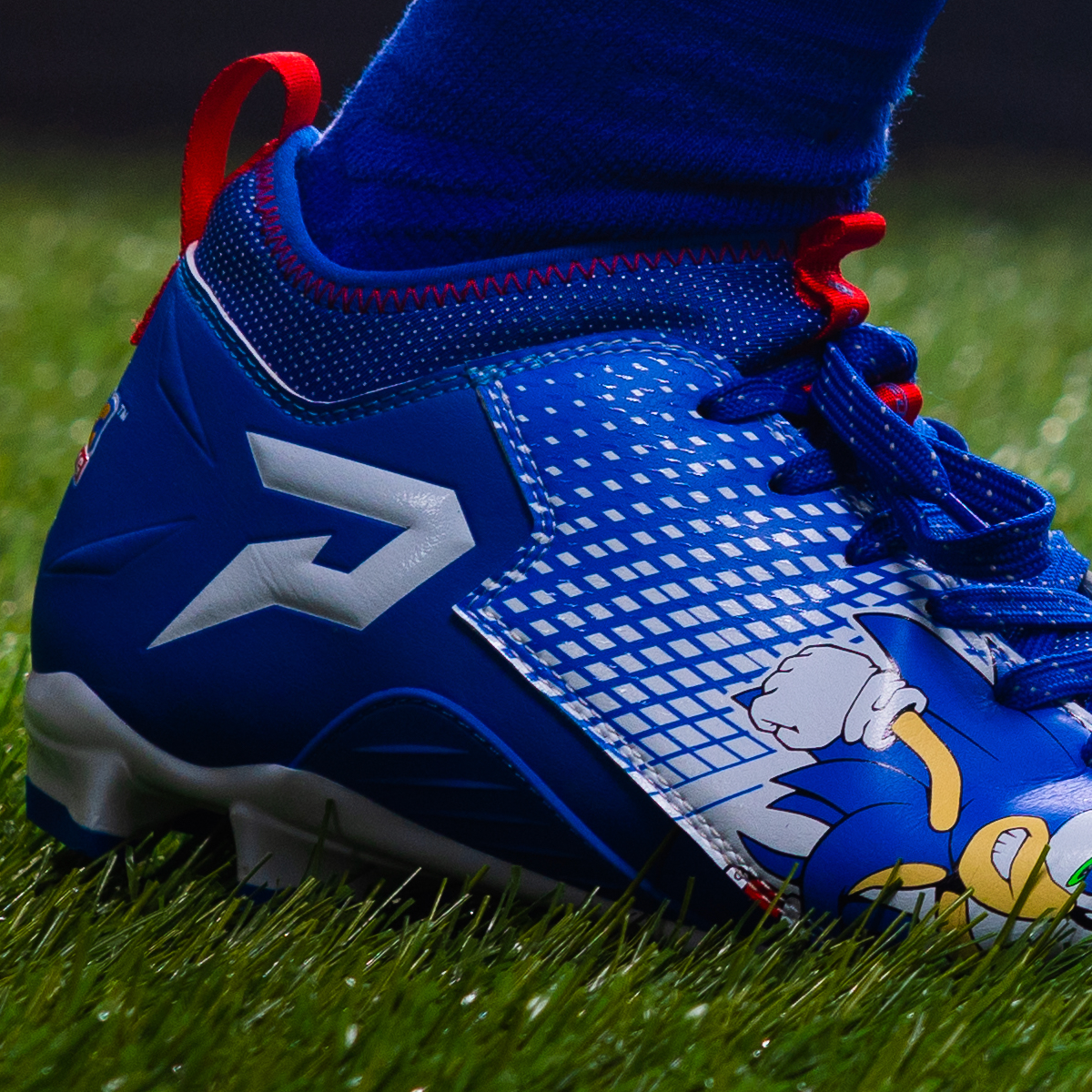 Sonic the Hedgehog Football Cleats by Phenom Elite - Pro Game Sports