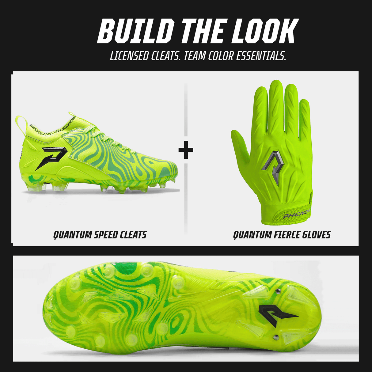 Phenom Elite Rick and Morty Football Cleats - Quantum Speed 2.0 - Pro Game Sports