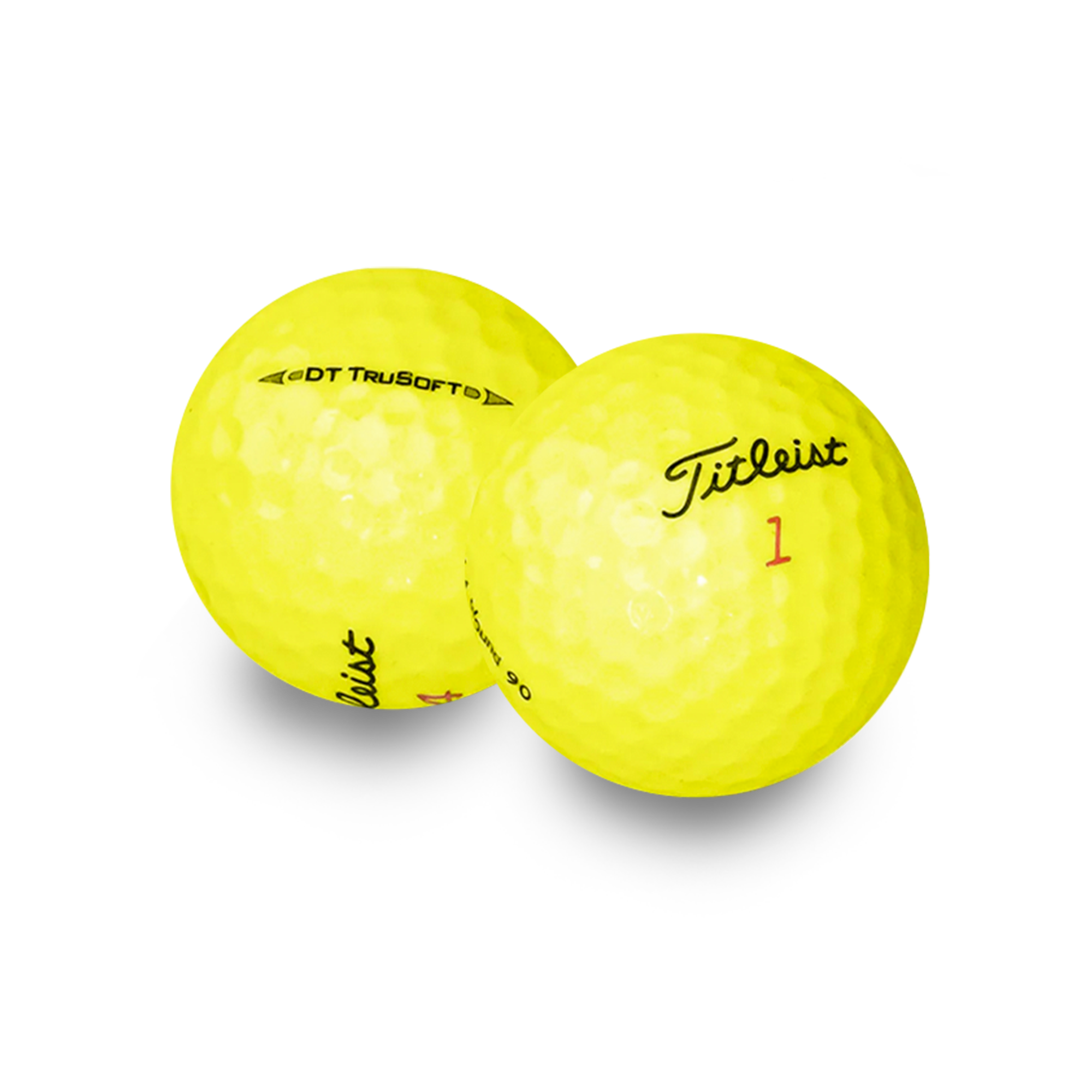 Used Titleist Yellow Mix Golf Balls - 1 Dozen