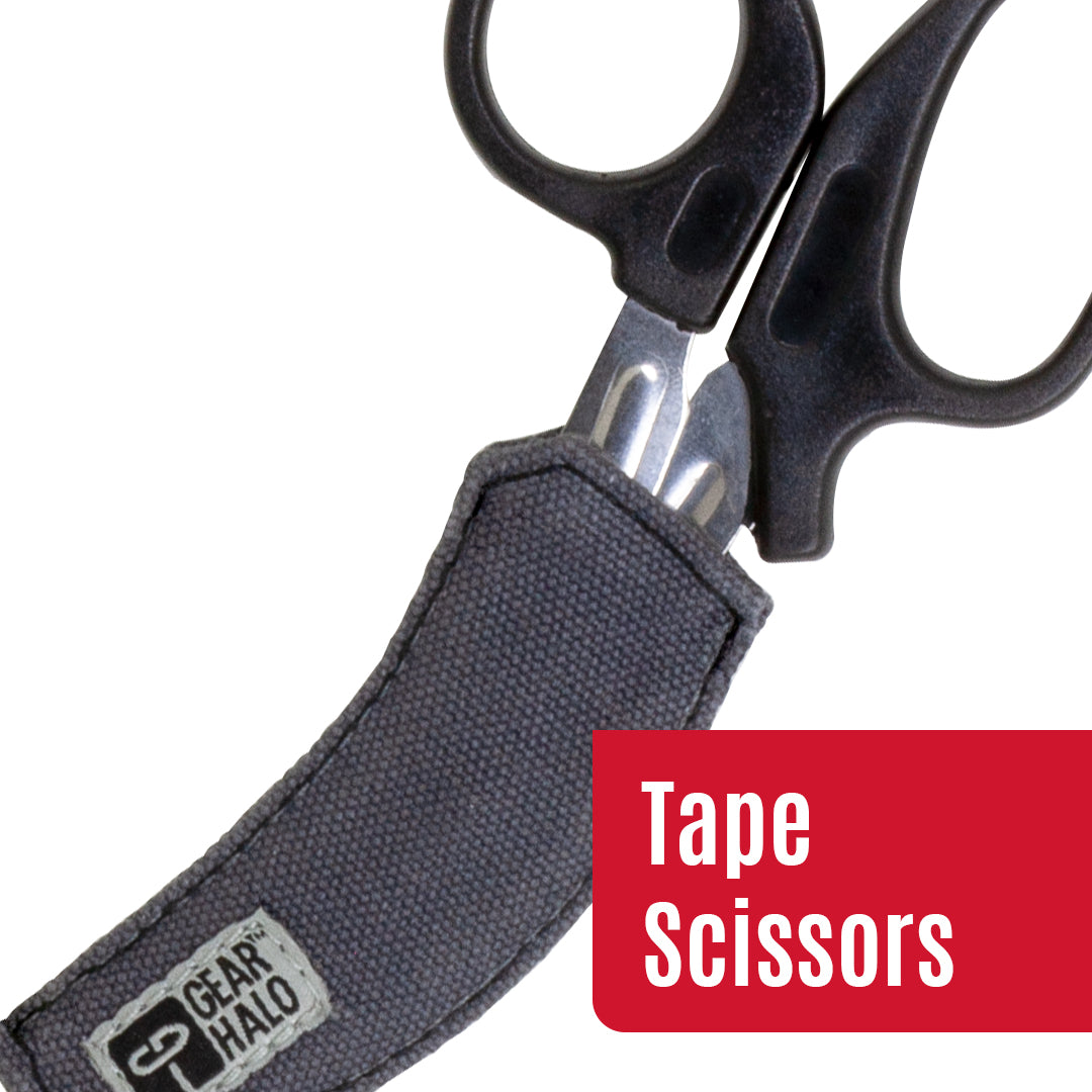GEAR HALO - TAPE SCISSORS -HOCKEY SCISSORS WITH SLEEVE